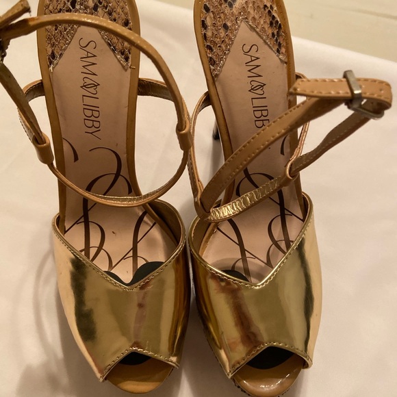 Sam Libby platform high heels. - Picture 2 of 2